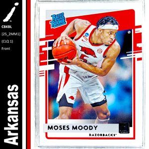 Arkansas Razorbacks (Moses Moody) - CBKBL [25_2_MM1] - Rookie Card (RC)